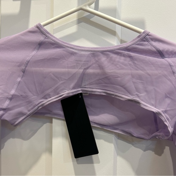 Alphalete Women's Mesh Astor Top in Aquari - Picture 7 of 7